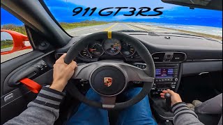 Porsche 911 GT3RS 997 Manual POV DRIVE Review [upl. by Ecirtaeb]