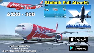 XPlane Flight Simulator v1220 APK MOD UNLOCKED ALL AIRPCAFT Airbus 330300 [upl. by Ibor]