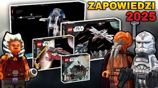 MNÓSTWO ZAPOWIEDZI LEGO STAR WARS 2025 [upl. by Odraner]