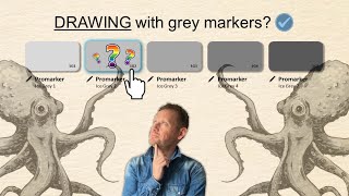 Why draw with Grey Markers  Drawing Process explained [upl. by Stubbs499]