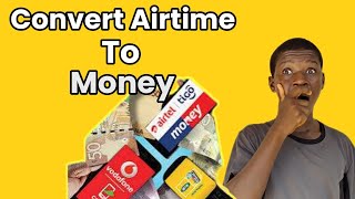 How to Convert Airtime to Mobile Money on MTN Vodafone AirtelTigo [upl. by Anirahtak]