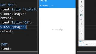 xamarin forms shell tab bottom and tab top [upl. by Habeh]