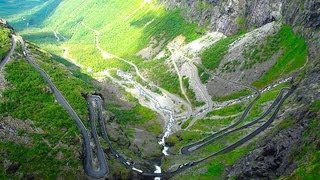 Trollstigen Norway famous serpetine mountain road Der Trollstigen in Norwegen [upl. by Pierpont]