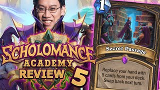 MOST OP CARD IN HS EVER  Scholomance Academy Review 5  Hearthstone [upl. by Charlie287]