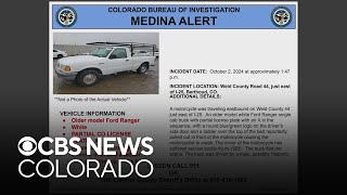 Colorado Bureau of Investigation issues Medina Alert for Weld County hitandrun suspect vehicle [upl. by Oigroeg]