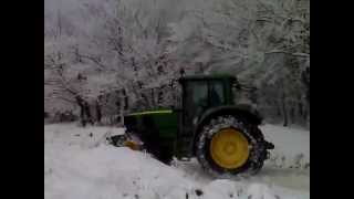 TRACTOR IN SNOW PART2ΤΡΑΚΤΕΡ ΣΤΑ ΧΙΟΝΙA [upl. by Pugh]