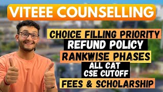 VITEEE Counselling 2024  Complete Process  Refund Policy  Fees amp Scholarships  Must Watch [upl. by Templia]