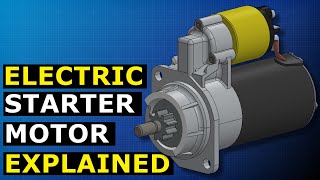 Starter Motor Explained  How a cars electric starter motor works [upl. by Jacobsen]