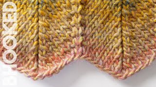 Knit Chevron Stitch StepbyStep Instructions [upl. by Sunda174]