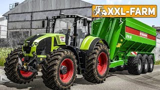 LS17 XXLFarm Kurze Fahrt mit dem neuen ÜBERLADEWAGEN  LS17 Süd Thüringen 24 [upl. by Nivets]