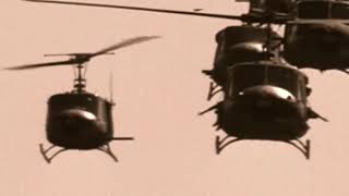 Run through the Jungle Vietnam music video 1st Cav  Airmobile Vietnam [upl. by Gnim]