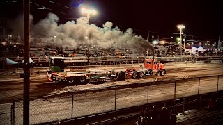 Portage county fair semi and tractor pulls [upl. by Hanover]