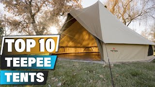 Best Teepee Tents In 2024  Top 10 Teepee Tent Review [upl. by Elisabet]