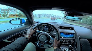 2020 jaguar FType SVR  POV Test Drive [upl. by Ybok96]