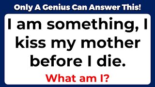 ONLY A GENIUS CAN ANSWER THESE 10 TRICKY RIDDLES  Riddles Quiz  Part 4 [upl. by Danaher]