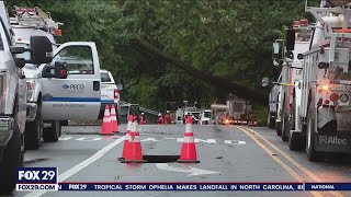 Downed power lines house explosion prompts evacuation of Yeadon neighborhood [upl. by Flora]