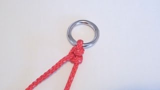 How To Tie A Two Half Hitch  Knot [upl. by Socin]