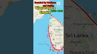 Vijayanagara Empire Map vijayanagara dynasty shorts samrajya history ram map harihar and buka [upl. by Radley]