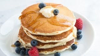 Easy Fluffy Pancakes Recipe  How to Make Pancakes from Scratch [upl. by Tsirc876]