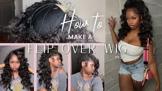 HOW TO FLIP OVER METHOD SEW IN  WIG  DETAILED STYLING TUTORIAL PT2  LUXSHAREE [upl. by Atihana379]