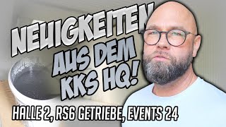 Neuigkeiten Was ist mit Halle 2 Neues Getriebe für unseren RS6 Events 2024  KKSPerformance [upl. by Rosdniw565]