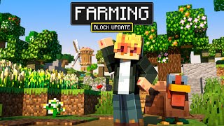 160 New Foods amp Mobs in Minecraft  NEW FARMING AddOn now out [upl. by Roach]