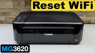 Canon Pixma MG3620 Reset WiFi [upl. by Gasser]