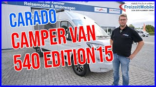 Carado Campervan 540 Edition15  Modell 2022  Neues Fiat Cockpit  Armaturenbrett [upl. by Dearden]