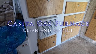 Casita Gas Furnace Inspection [upl. by Bayard]