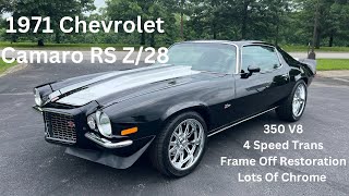 FOR SALE 7550000 1971 Chevrolet Camaro RS Z28 [upl. by Gnus]