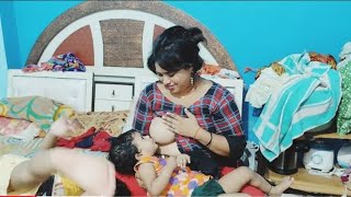 Gudiya Rani ko feeding dene ke Samay Mein Babu bahut sararath kar raha hai [upl. by Masao]