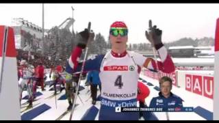 Biathlon World Championships 2016  Mens Pursuit race [upl. by Nireil]