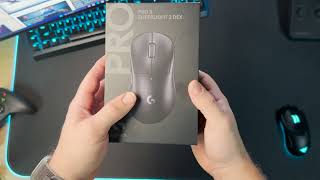 Logitech G PRO X Superlight 2 DEX  unboxing i pierwsze wrażenie [upl. by Yarazed]