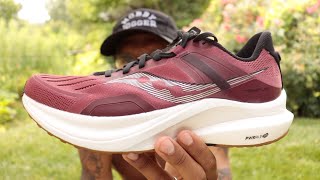 I Tried a 98 Saucony Tempus from Amazon First Run Review [upl. by Yrrac278]