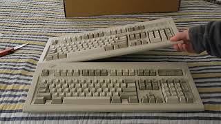 Unicomp Model M 103key PS2 Beige Keyboard [upl. by Leoline]