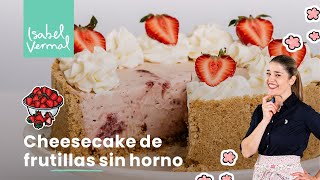 Cheesecake de frutillas sin horno [upl. by Notnil]