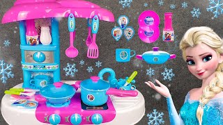 34 Minutes Satisfying with Unboxing Frozen Elsa Kitchen Playset Disney Toys Collection  ASMR [upl. by Doy]