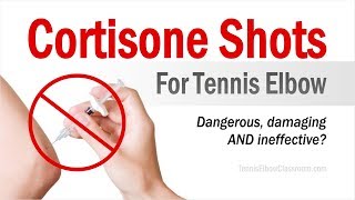 Tennis Elbow Treatment Mistakes Cortisone Shots  Most Damaging Way Of Treating Tennis Elbow Ever [upl. by Anauj]