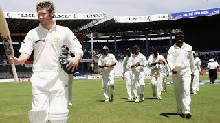 2004  India v Australia  1st Test  Bengaluru [upl. by Anailuig]