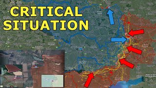 Critical Situation For Russian Forces in Vovchansk  Several Advances Across The Front [upl. by Jess]