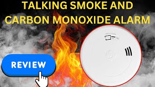 FIRST ALERT Talking Smoke and Carbon Monoxide Alarm Review And How to Program [upl. by Eilagam]