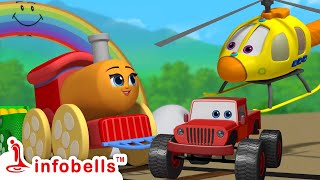 చిట్టి గొప్ప నాటకం  Playing with fun Toys  Telugu Rhymes amp Cartoons  Infobells telugucartoons [upl. by Ordnaxela]