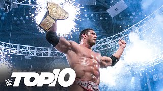 Batista’s greatest moments WWE Top 10 Sept 8 2024 [upl. by Iolenta365]