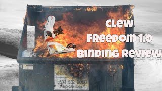 The Clew Freedom 10 Snowboard Binding Review [upl. by Cusick700]