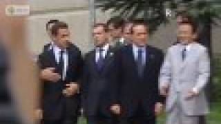 G8 Was Russian President Medvedev Drunk [upl. by Olleina]