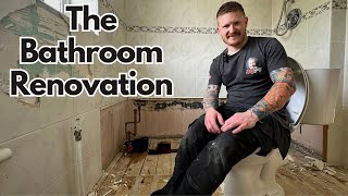 How to Renovate a Bathroom  The Complete Process Part 1 [upl. by Dwyer955]