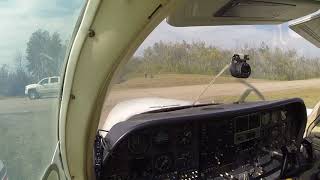 Cessna 310  Highway Takeoff [upl. by Adnohr944]