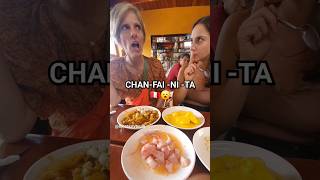 Tourists try CHANFAINITA🤯🇵🇪Peruvian Food  Turistas prueban CHANFAINITA😮foodtour lima foodie fyp [upl. by Odnalra806]