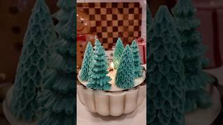 winter diy candle❄️🌲☃️candle diy candlemaking aesthetic christmas [upl. by Ahsinot400]