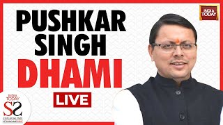 Pushkar Singh Dhami Exclusive On State Of The States Uttarakhand First  India Today LIVE [upl. by Llehsram]